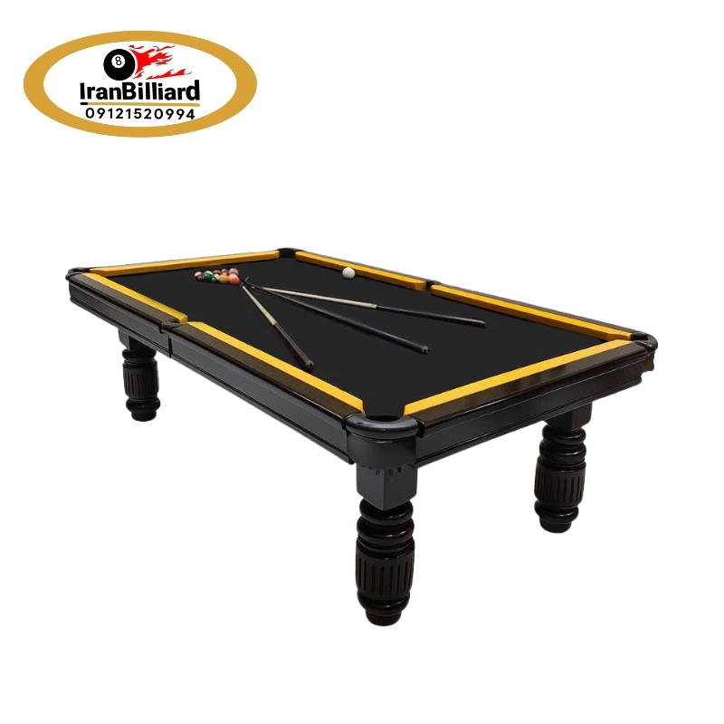 3 میز بیلیارد 8 فوت پایه بوفالو باند زرد