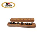 جاچوبی دیواری ۶ خانه قهوه ای روشن