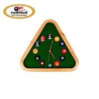 ساعت طرح بیلیارد مثلثی